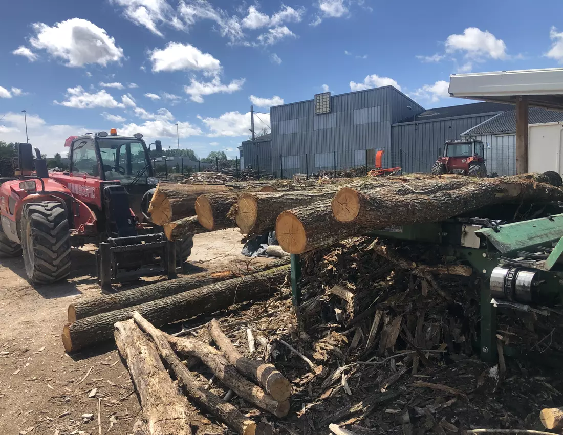 Deck de chargement bois de chauffage 2 metre pour transformer en 50 cm ou 33cm