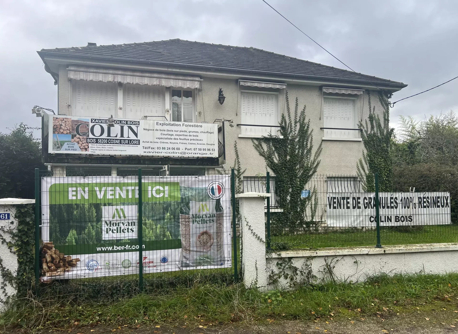 Entreprise Colin Bois, votre spécialiste pour votre bois de chauffage, granulés de bois, piquets de clôture et négoce (58) Cosne-Cours-sur-Loire